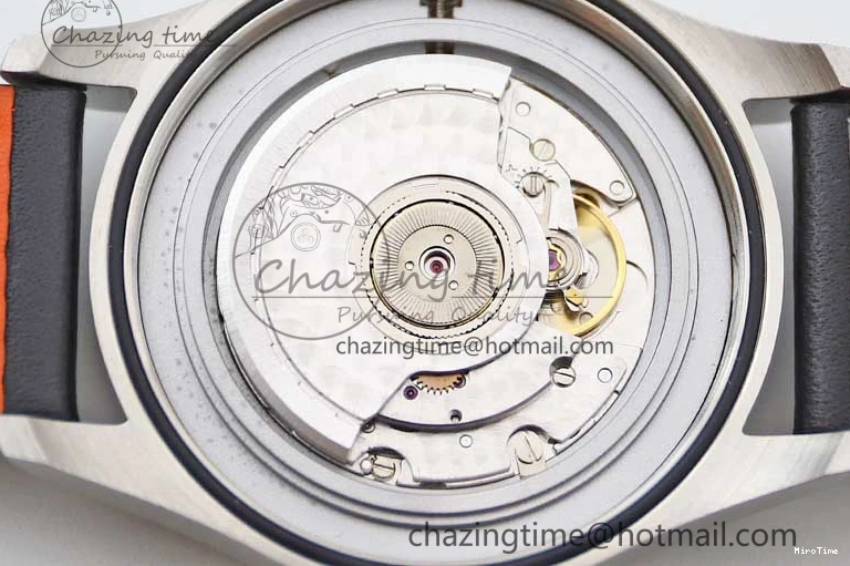 MIROTIME 0122 Vibrant Mark XVIII IW327001 SS M+F 1:1 Best Edition Black Dial on Black Leather Strap A 7055